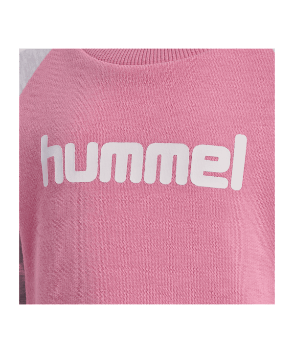 Hummel Mini Reg Base Sweat Set Trainingsanzug Kids Rosa F3203 - rosa