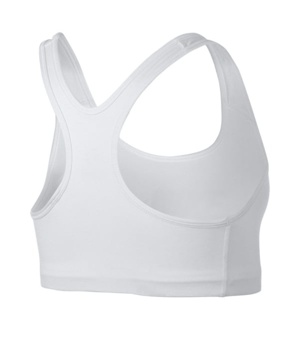 Nike Futura Swoosh Bra Sport-BH Damen Weiss F100 - weiss