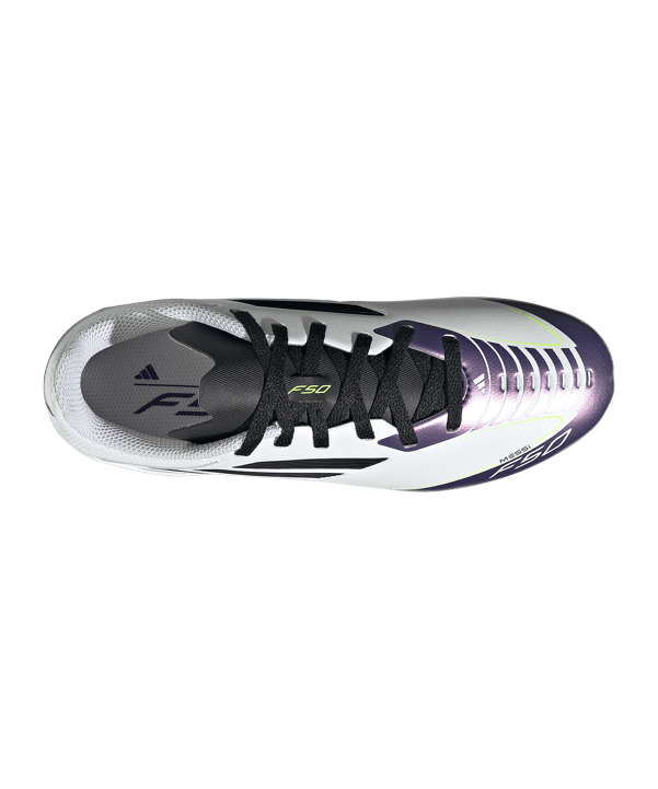 adidas F50 League FG/MG Messi Triunfo Estelar Kids Weiss Schwarz - weiss