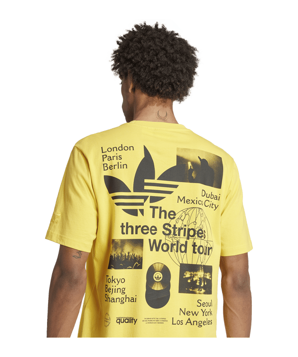 adidas Originals BT Graphic T-Shirt Gold - gold