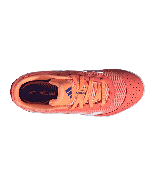adidas Predator Club Sala IN Coral Blaze Kids Orange - orange