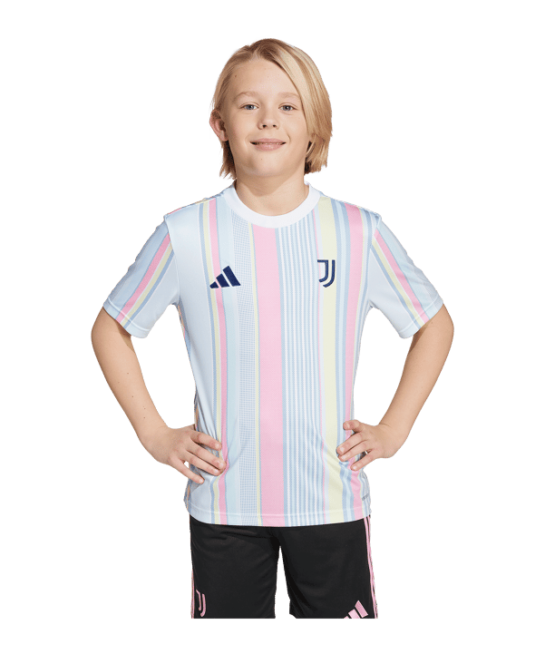 adidas Juventus Turin Prematch Trikot Kids Weiß - weiss