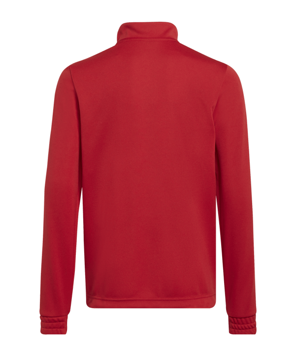 adidas Entrada 22 HalfZip Sweatshirt Kids Rot - rot
