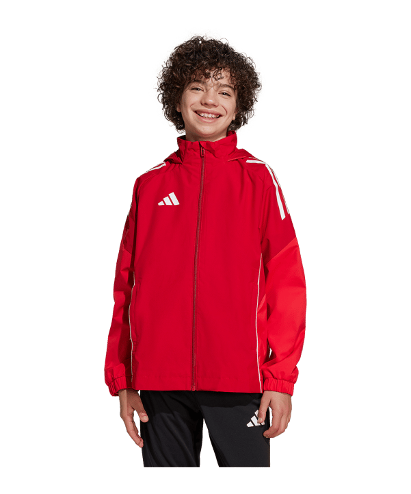 adidas Tiro 25 Competition Regenjacke Kids Rot - rot