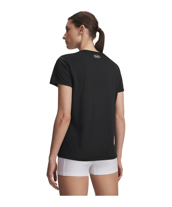 Under Armour Tech SSV T-Shirt Damen Schwarz F001 - schwarz
