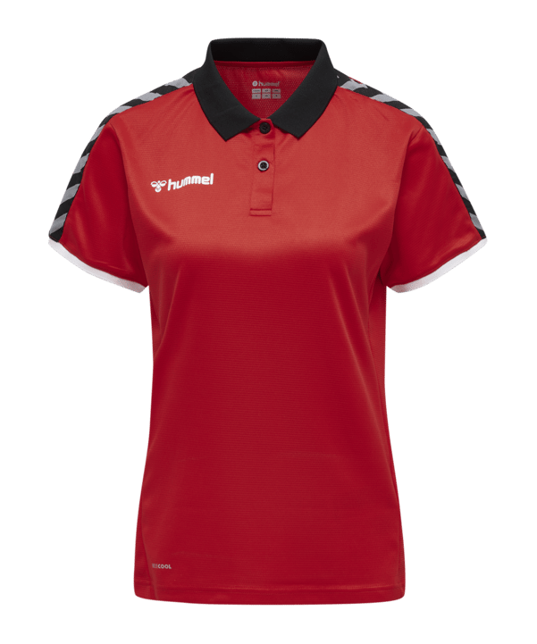 Hummel Authentic Functional Poloshirt Damen F3062 - rot