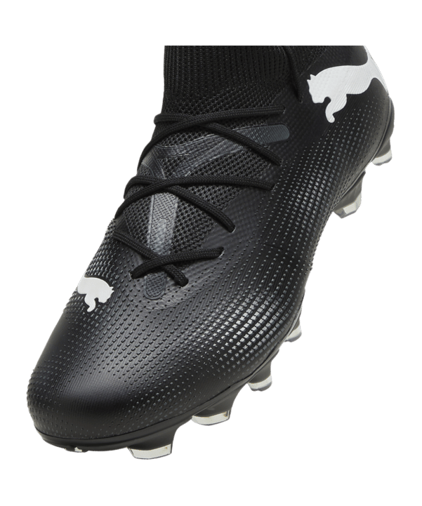 PUMA FUTURE 7 Match FG/AG Eclipse Schwarz Weiss F02 - schwarz