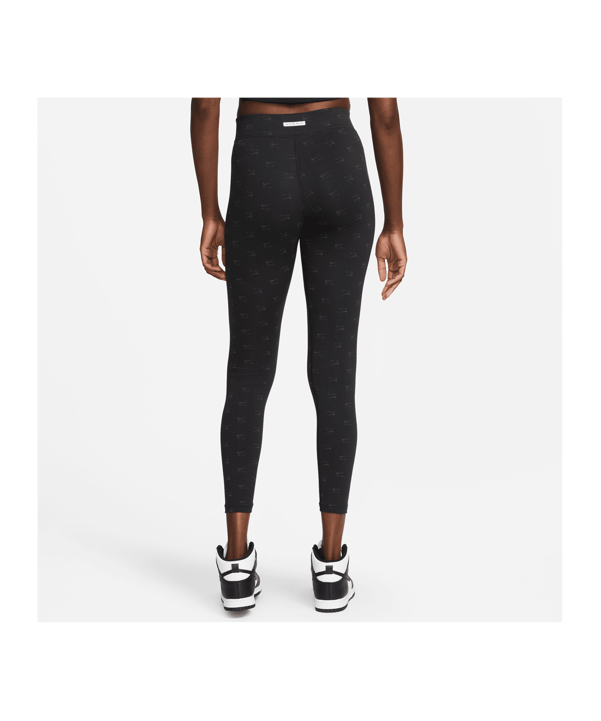 Nike Air High Waist Leggings Damen Schwarz F010 - schwarz
