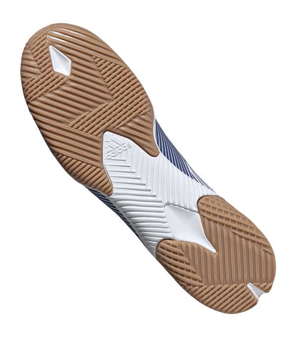 adidas NEMEZIZ Mutator 19.3 IN Halle Weiss Blau - weiss
