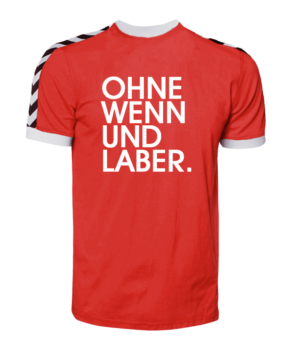 Hummel Davenport Ohne Wenn Und Laber T-Shirt Rot F3946 - rot