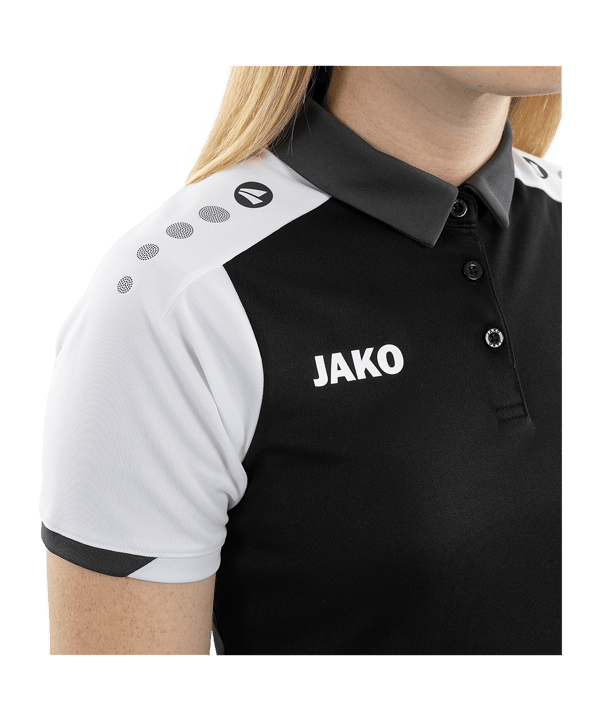 JAKO Dynamic Polo Damen Schwarz F826 - schwarz