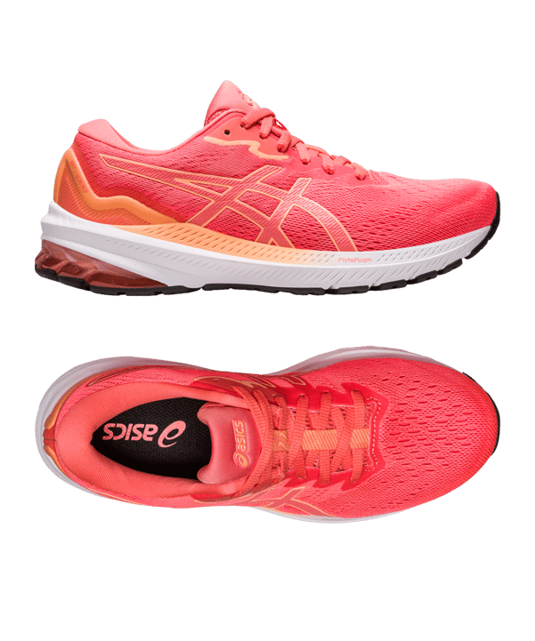 Asics GT-1000 11 Damen Rot Orange F700 Laufschuh - rot