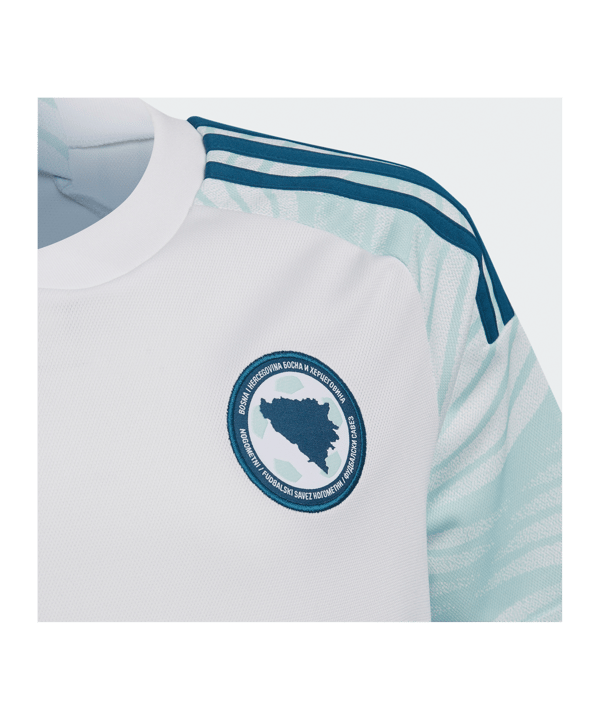 adidas Bosnien und Herzegowina Trikot Away 2022 Kids Weiss - weiss