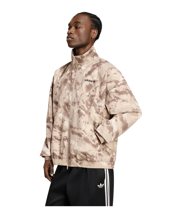 adidas Originals Camo Cutline Track Jacke Beige - beige