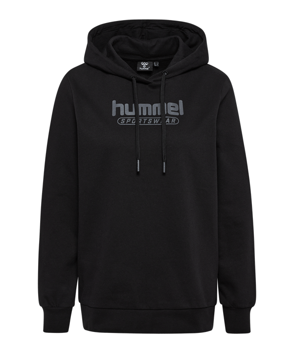Hummel Booster Hoody Damen Schwarz F2001 - schwarz