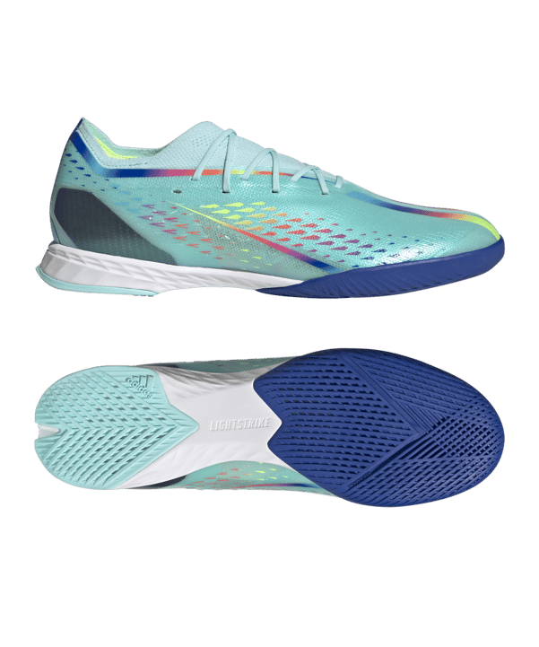 adidas X Speedportal.1 IN Al Rihla Türkis Blau - blau
