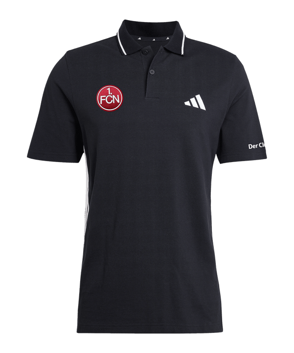 adidas 1. FC Nürnberg Polo Schwarz - schwarz