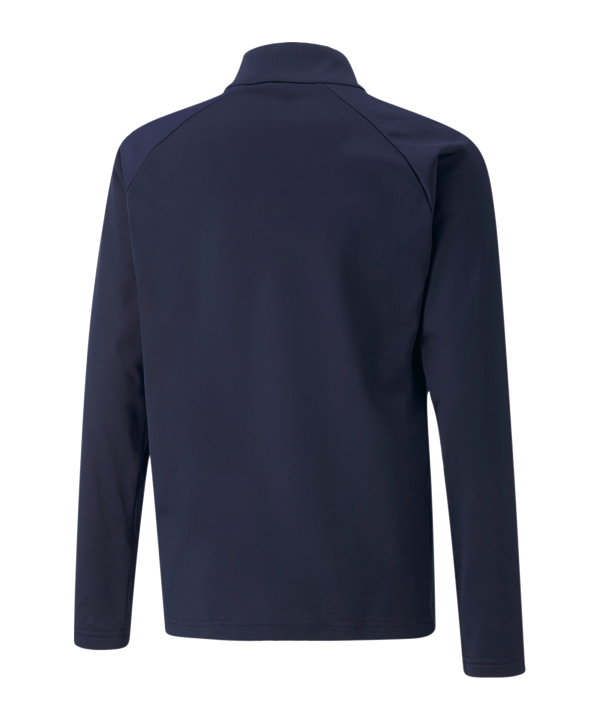 PUMA teamLIGA HalfZip Sweatshirt Kids Blau F06 - blau