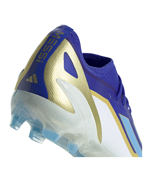 adidas X Crazyfast Elite FG Messi SPARK GEN10S Blau Blau Weiss - blau