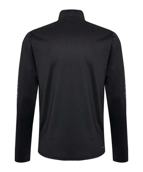 Hummel hmlTE STRENGTH HalfZip Sweatshirt Schwarz F2001 - schwarz