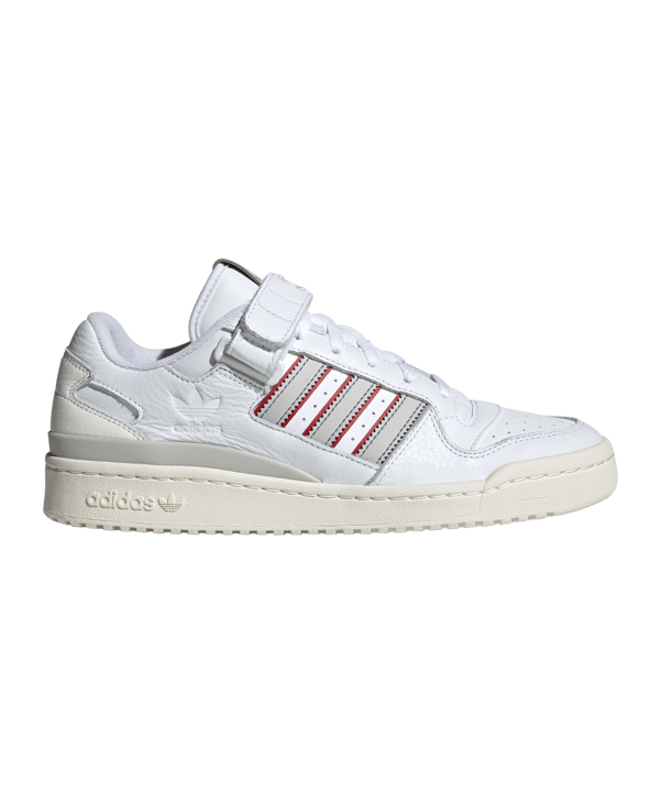 adidas Originals Forum Low Weiss Grau Blau - weiss