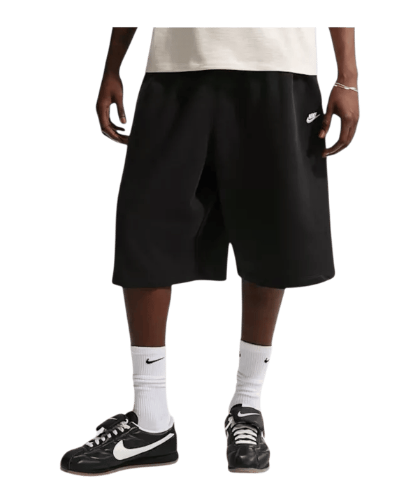 Nike Club Oversize Korte broek Zwart K010 - zwart