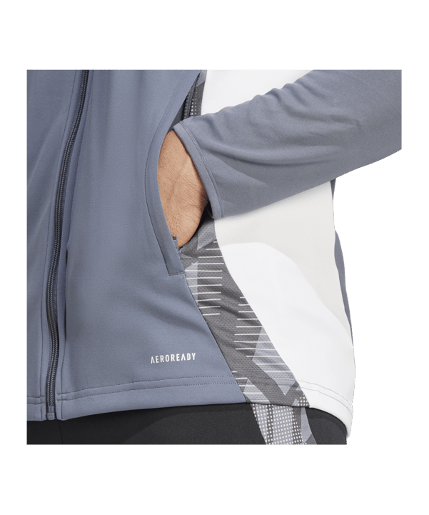 adidas Tiro 24 Competition Trainingsjacke Grau - grau