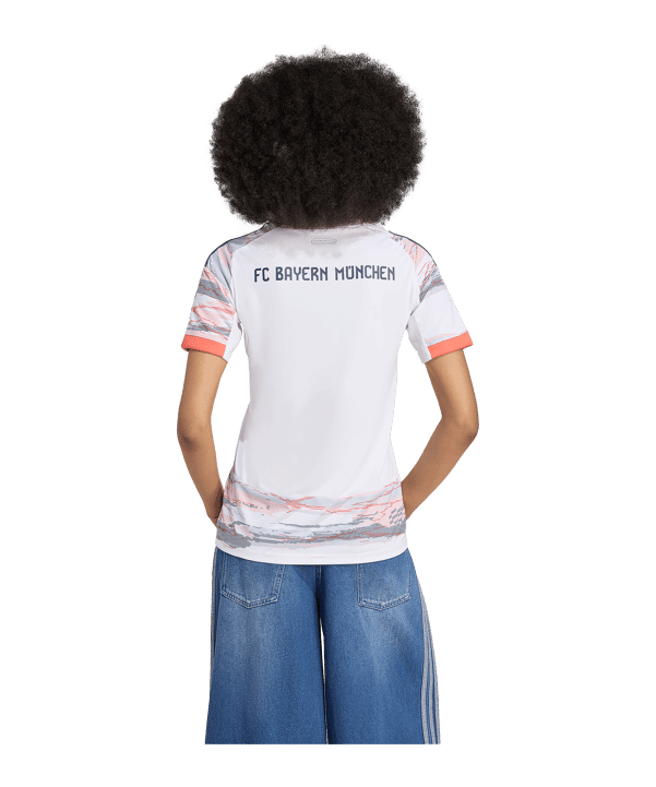 adidas FC Bayern München Trikot Away 2025/2026 Damen Weiß - weiss