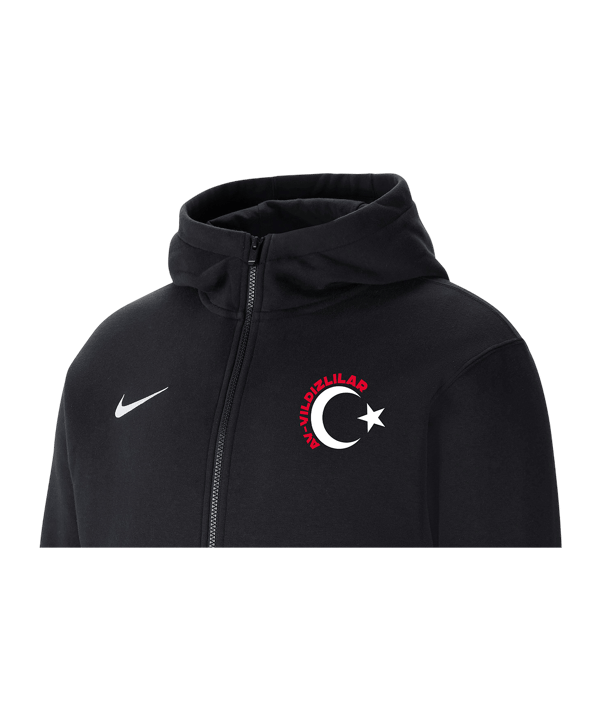 Nike TFF Kapuzenjacke Kids Schwarz - schwarz