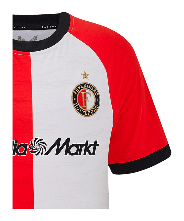 Castore Feyenoord Rotterdam Trikot Home 2024/2025 Kids Rot F071 - rot