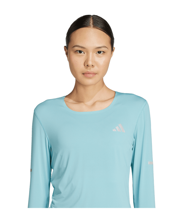 adidas Adi365 Running Climacool+ LS T-shirt Donna Blu - blu