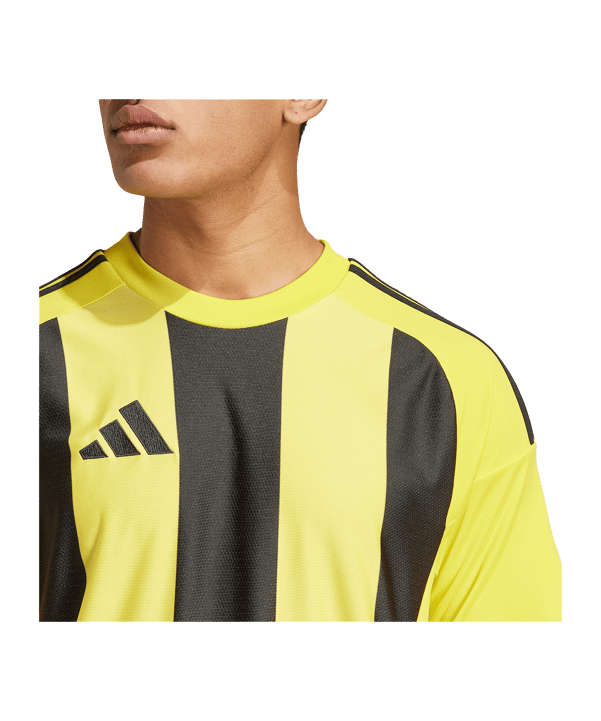 adidas Striped 24 Trikot Gelb Schwarz - gelb