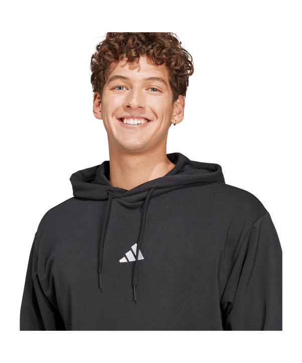 adidas Sportswear Essentials Feelcozy French Terry Hoody Schwarz - schwarz