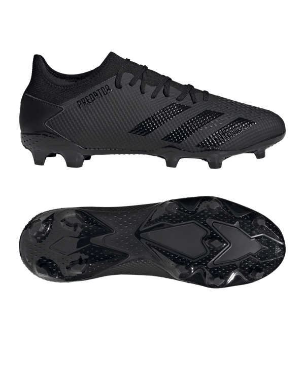adidas Predator Dark Motion 20.3 L FG Schwarz Grau - schwarz