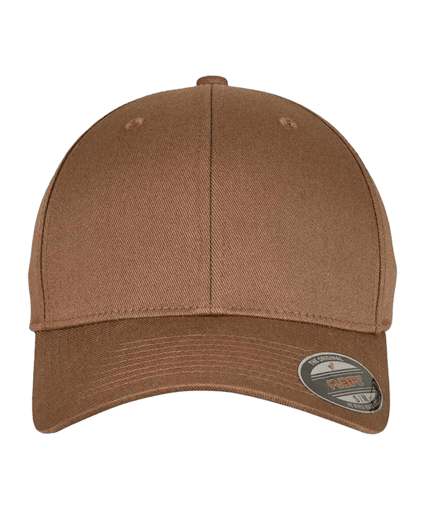 Flexfit Wooly Combed Baseball Mütze Braun - braun