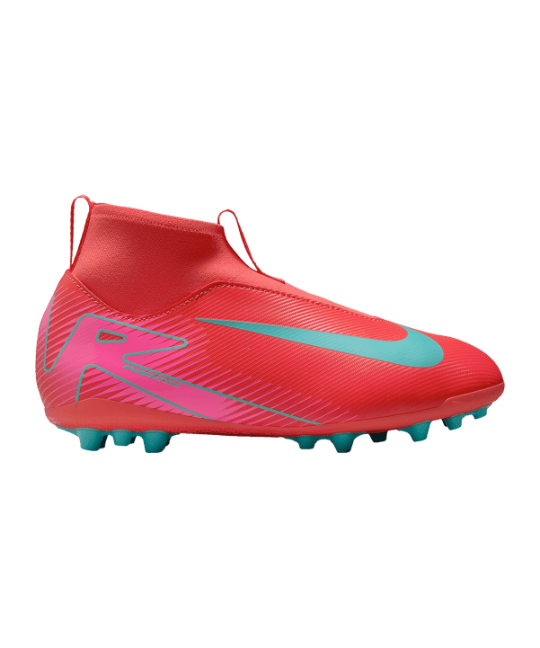 Nike Jr Air Zoom Mercurial Superfly X Academy AG Mad Energy Kids Rot F800 - rot