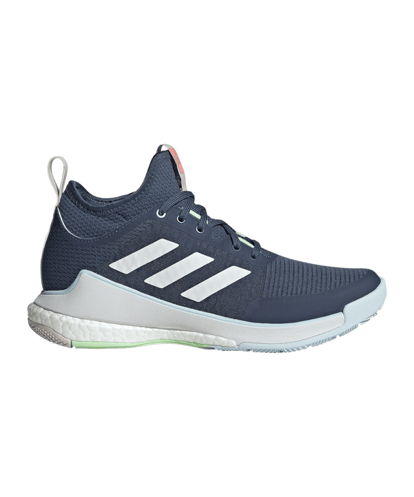 adidas Crazyflight Mid Damen Blau Weiss - blau