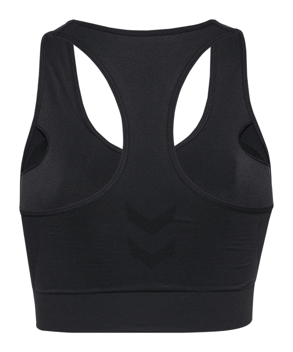 Hummel Tif Seamless Padded Sport-BH Damen Schwarz F2001 - schwarz