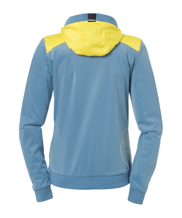 Kempa Emotion 2.0 Kapuzenjacke Damen Blau Gelb F14 - blau