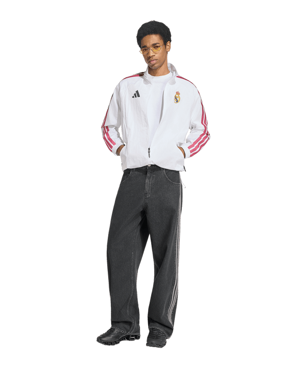 adidas Real Madrid Anthem Jas Wit - wit