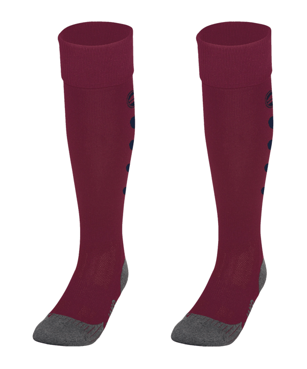 JAKO Roma Stutzenstrumpf Rot Grau F14 - rot