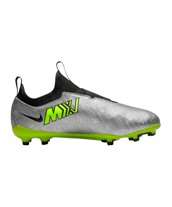 Nike Jr Air Zoom Mercurial Vapor XV Academy FG/MG FG/MG Kids Silber Gelb F060 - silber