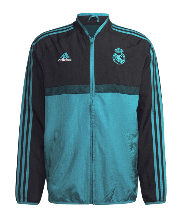 adidas Real Madrid Icon Woven Jacke Schwarz - schwarz