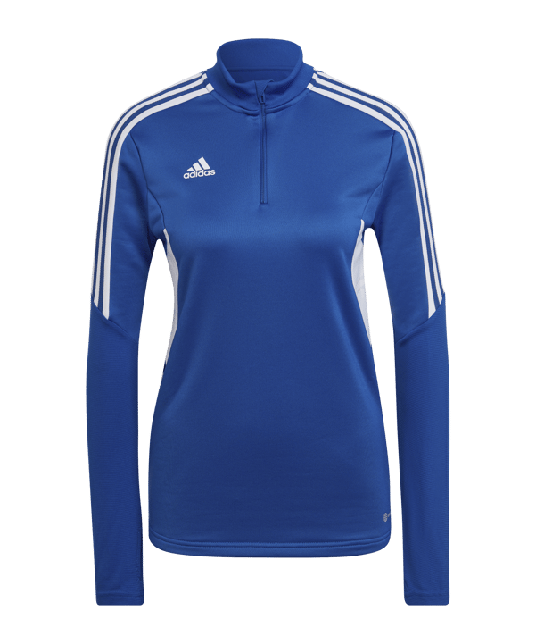 adidas Condivo 22 HalfZip Sweatshirt Damen Blau - blau