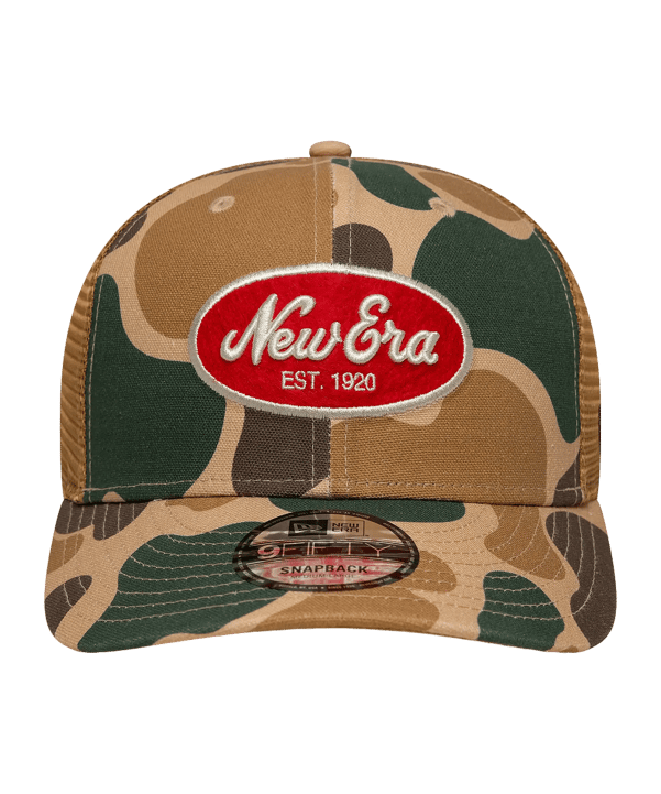 New Era Duck Camo 9Fifty Trucker Capuchon Beige - beige