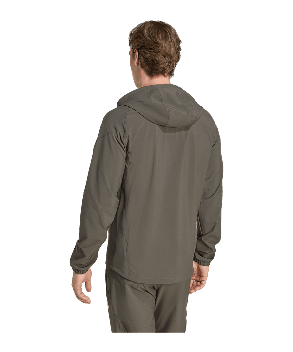 adidas Real Madrid Vis Tech Travel Jacke Grau - grau
