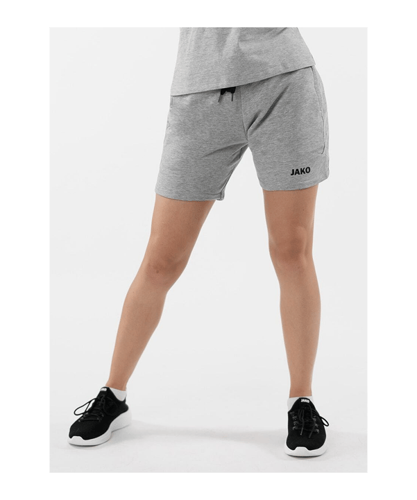 JAKO Base Pantaloncini Donna Grigio C041 - grigio