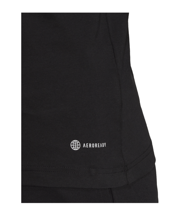 adidas Entrada 22 T-Shirt Damen Schwarz - schwarz