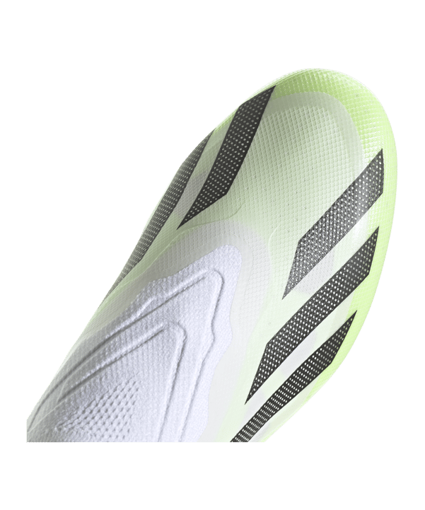 adidas X Crazyfast.1 LL FG Crazyrush Weiss Schwarz Gelb - weiss