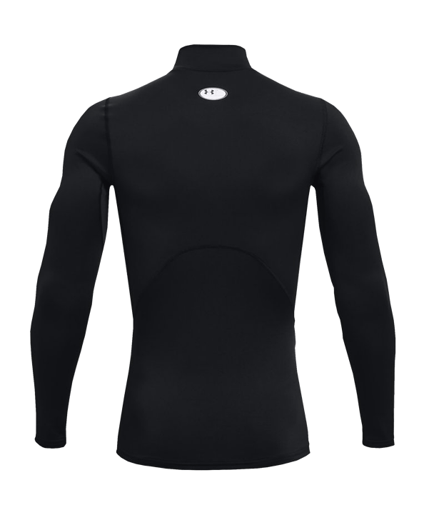 Under Armour Baselayer ColdGear Comp Mock T-Shirt Schwarz F001 - schwarz